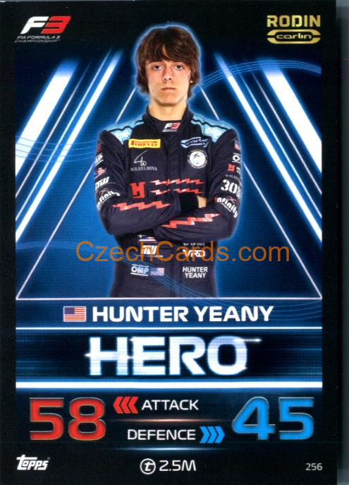 Hunter Yeany (Rodin Carlin) 2023 Turbo Attax #256