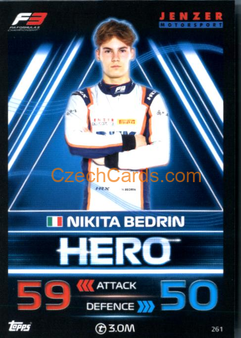Nikita Bedrin (Jenzer Motorsport) 2023 Turbo Attax #261