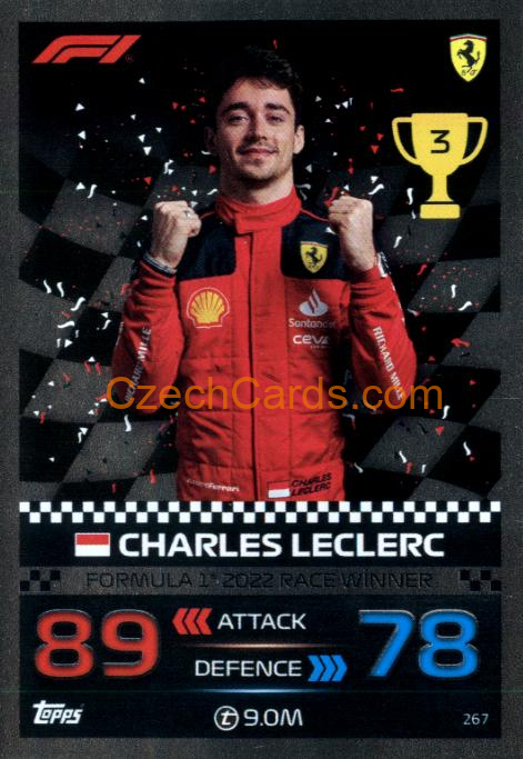 Charles Leclerc (Ferrari) 2023 Turbo Attax #267