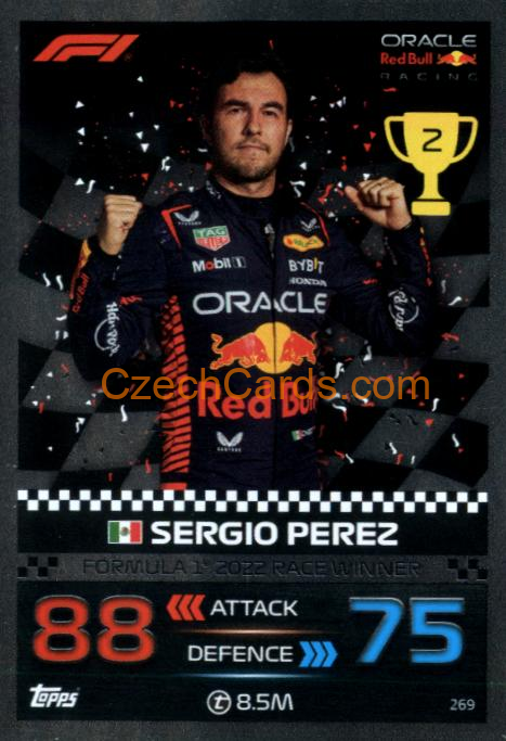 Sergio Perez (Red Bull Racing) 2023 Turbo Attax #269