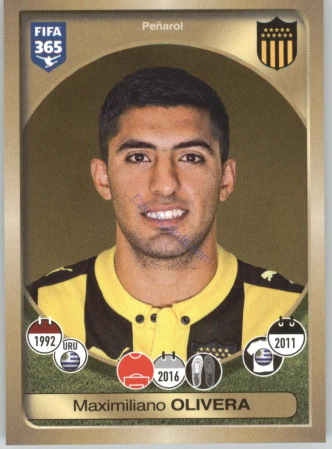 Maximiliano Olivera Panini 2017 FIFA 365 Sticker #587