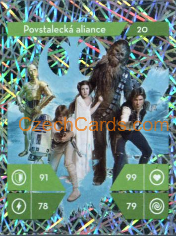 2019 Star Wars Kaufland CZ edition #20 foil