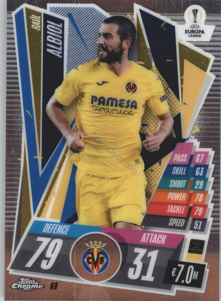 Raul Albiol Match Attax Chrome CL 2020/21 #69
