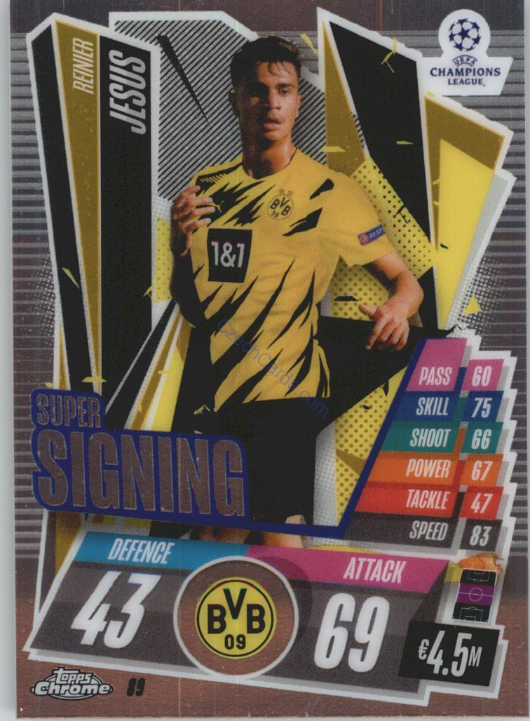 Reinier Jesus Match Attax Chrome CL 2020/21 #89