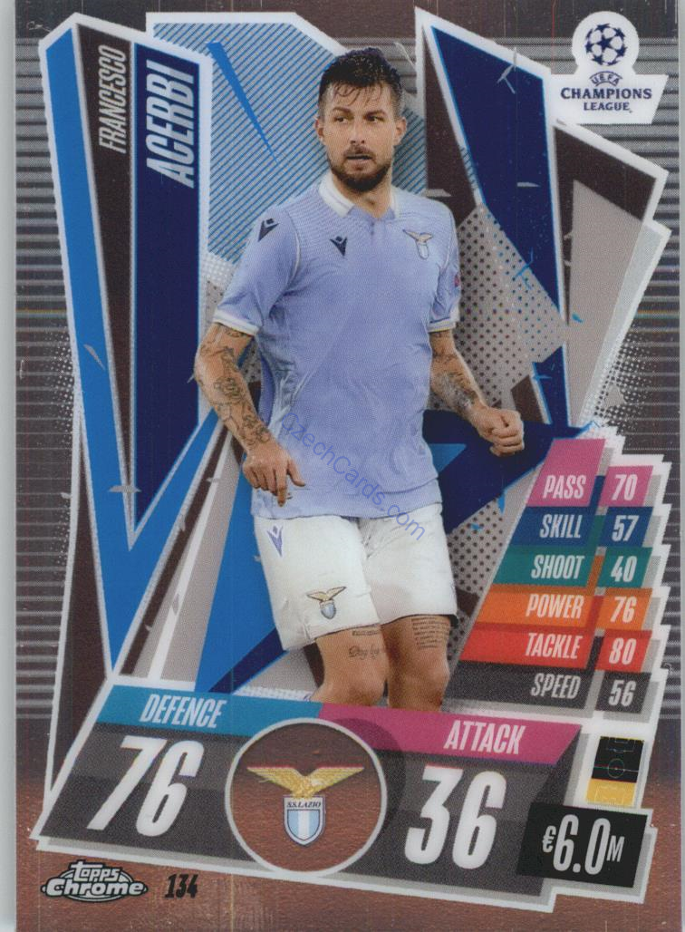 Francesco Acerbi Match Attax Chrome CL 2020/21 #134