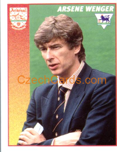 Arsene Wenger (Manager) 1997 Merlin EPL Sticker #3