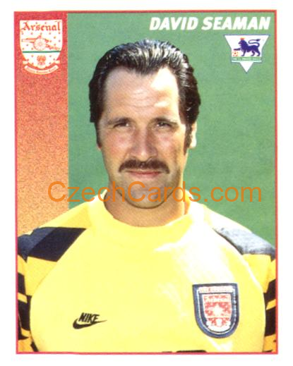 David Seaman 1997 Merlin EPL Sticker #7