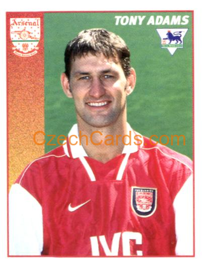 Tony Adams 1997 Merlin EPL Sticker #12
