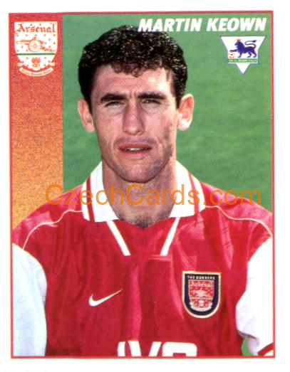 Martin Keown 1997 Merlin EPL Sticker #14