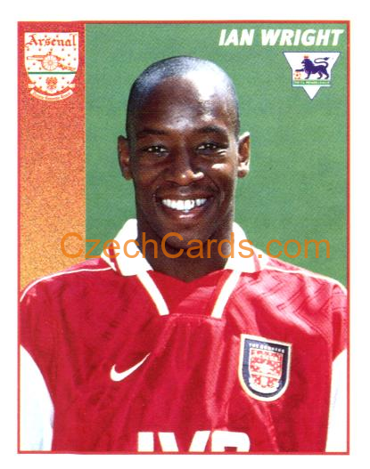 Ian Wright 1997 Merlin EPL Sticker #19