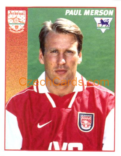Paul Merson 1997 Merlin EPL Sticker #20