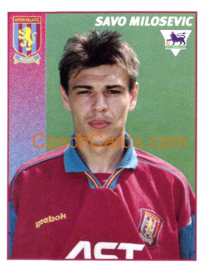 Savo Milosevic 1997 Merlin EPL Sticker #45