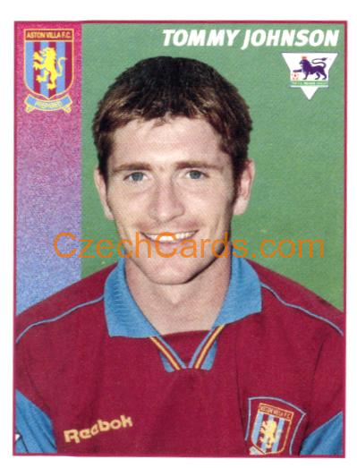 Tommy Johnson 1997 Merlin EPL Sticker #47