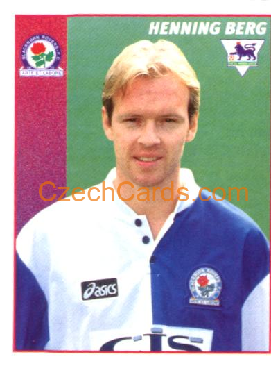 Henning Berg 1997 Merlin EPL Sticker #64