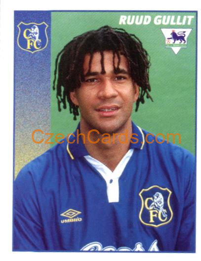 Ruud Gullit (Manager) 1997 Merlin EPL Sticker #81