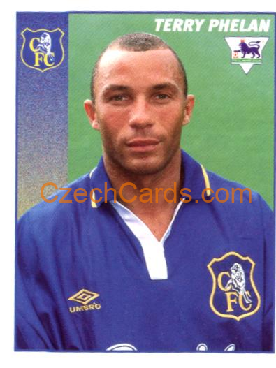 Terry Phelan 1997 Merlin EPL Sticker #88