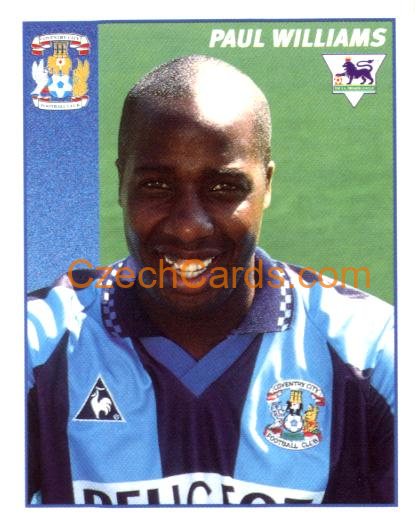 Paul Williams 1997 Merlin EPL Sticker #114