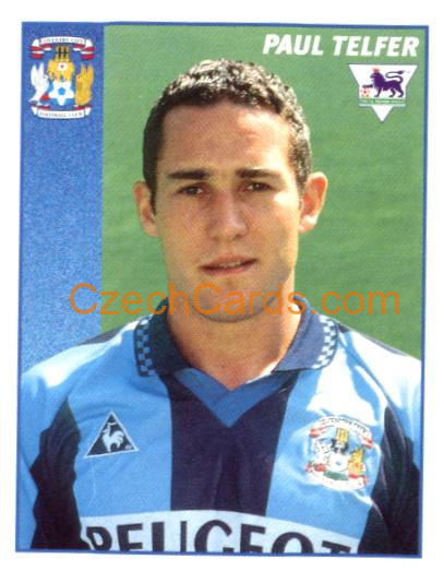 Paul Telfer 1997 Merlin EPL Sticker #121
