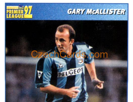 Gary McAllister (1/2) 1997 Merlin EPL Sticker #127