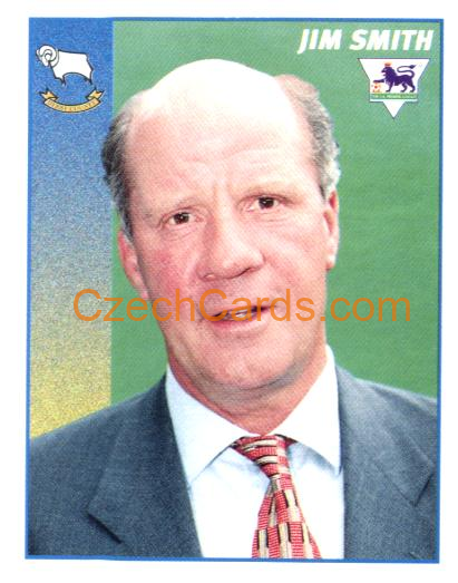 Jim Smith (Manager) 1997 Merlin EPL Sticker #133