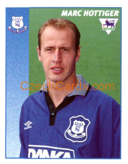 Marc Hottiger 1997 Merlin EPL Sticker #170