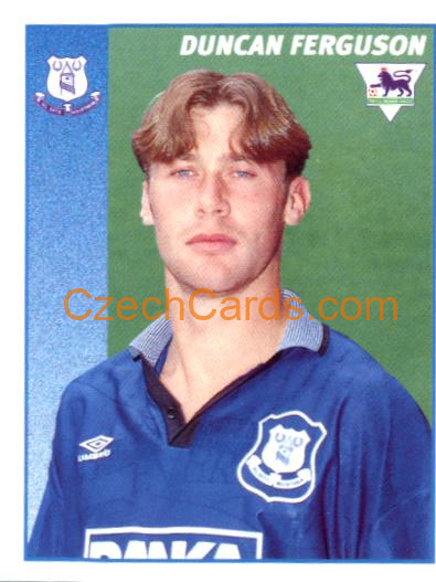 Duncan Ferguson 1997 Merlin EPL Sticker #178