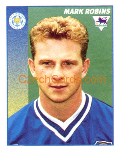 Mark Robins 1997 Merlin EPL Sticker #229