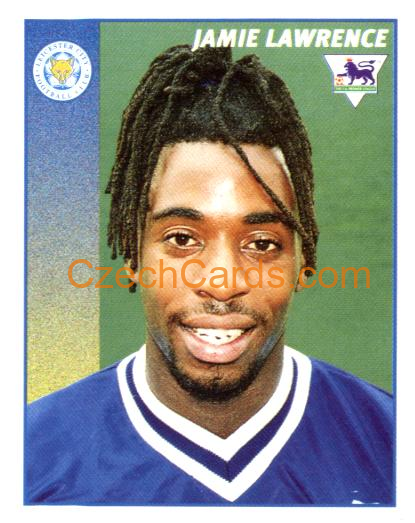 Jamie Lawrence 1997 Merlin EPL Sticker #230