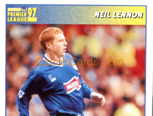 Neil Lennon (1/2) 1997 Merlin EPL Sticker #231