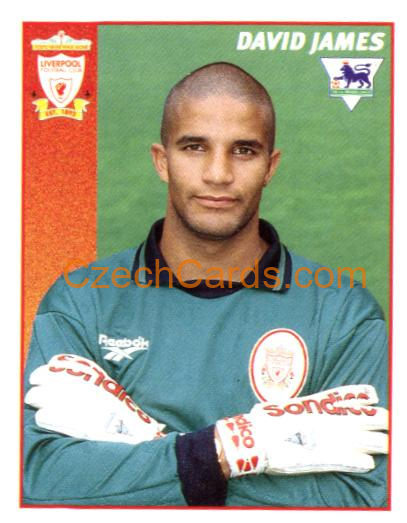 David James 1997 Merlin EPL Sticker #241