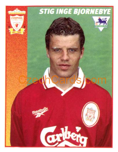 Stig Inge Bjornebye 1997 Merlin EPL Sticker #246