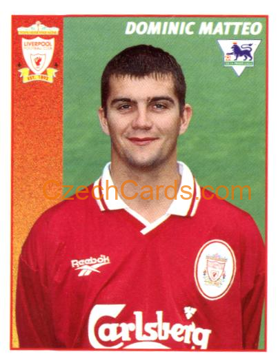 Dominic Matteo 1997 Merlin EPL Sticker #247