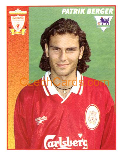 Patrik Berger 1997 Merlin EPL Sticker #251