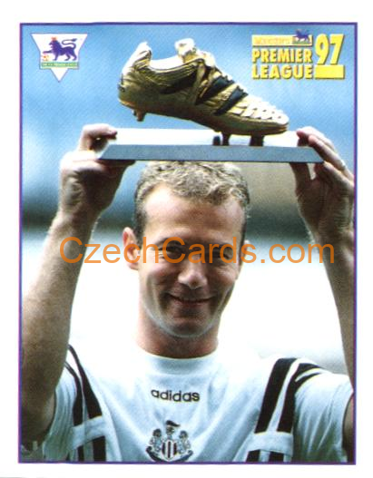Alan Shearer 1997 Merlin EPL Sticker #266