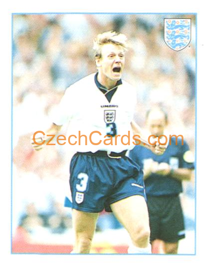 Stuart Pearce (England) 1997 Merlin EPL Sticker #271