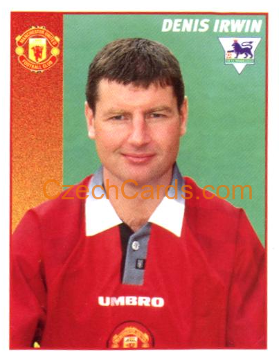 Denis Irwin 1997 Merlin EPL Sticker #285