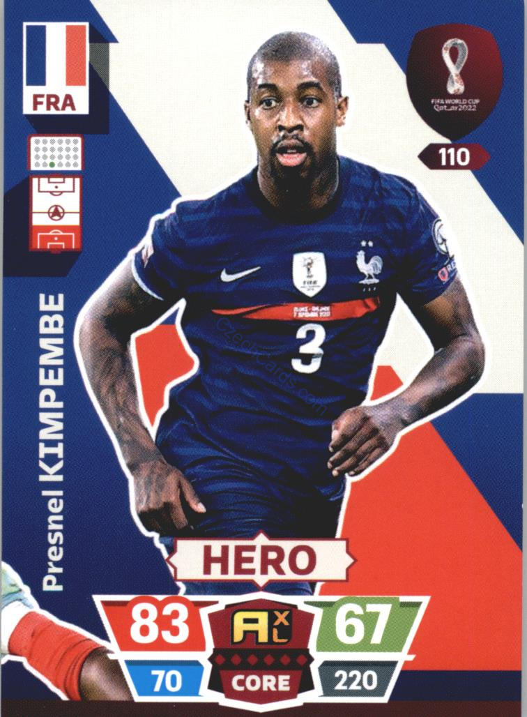 Presnel Kimpembe 2022 Panini World Cup Adrenalyn #110