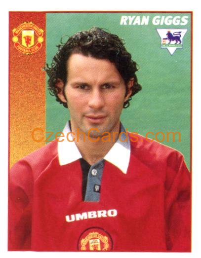 Ryan Giggs 1997 Merlin EPL Sticker #297