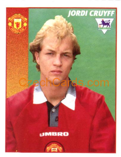 Jordi Cruyff 1997 Merlin EPL Sticker #298