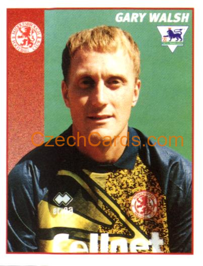 Gary Walsh 1997 Merlin EPL Sticker #310