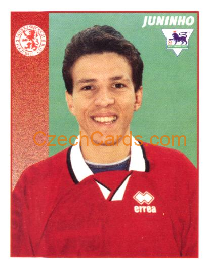 Juninho 1997 Merlin EPL Sticker #321