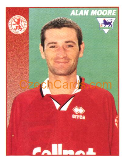 Alan Moore 1997 Merlin EPL Sticker #323