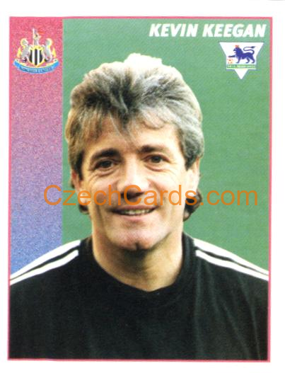 Kevin Keegan (Manager) 1997 Merlin EPL Sticker #331