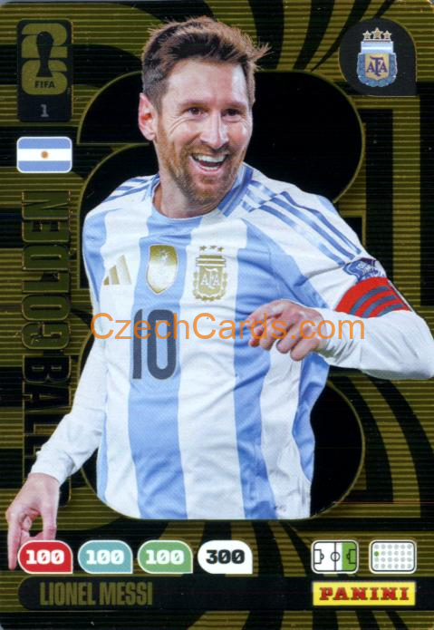 Messi 2026 Panini FIFA World Cup Golden Baller #1