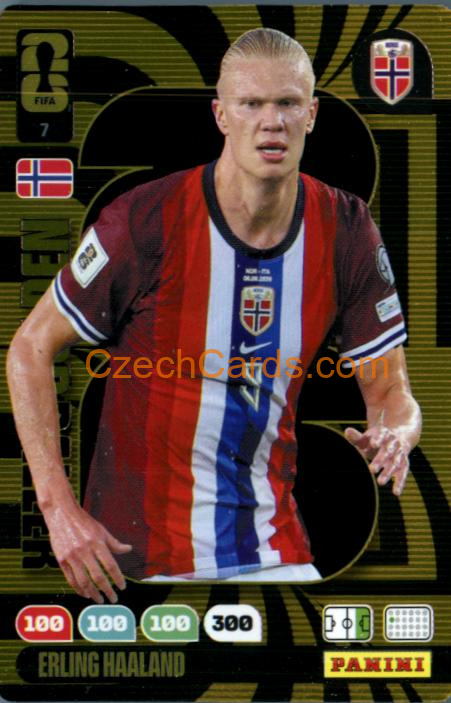 Erling Haaland 2026 Panini FIFA World Cup Golden Baller #7