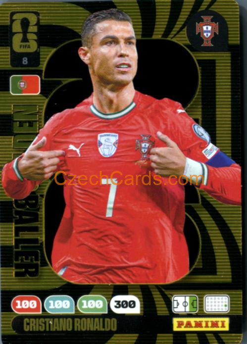 Cristiano Ronaldo 2026 Panini FIFA World Cup Golden Baller #8