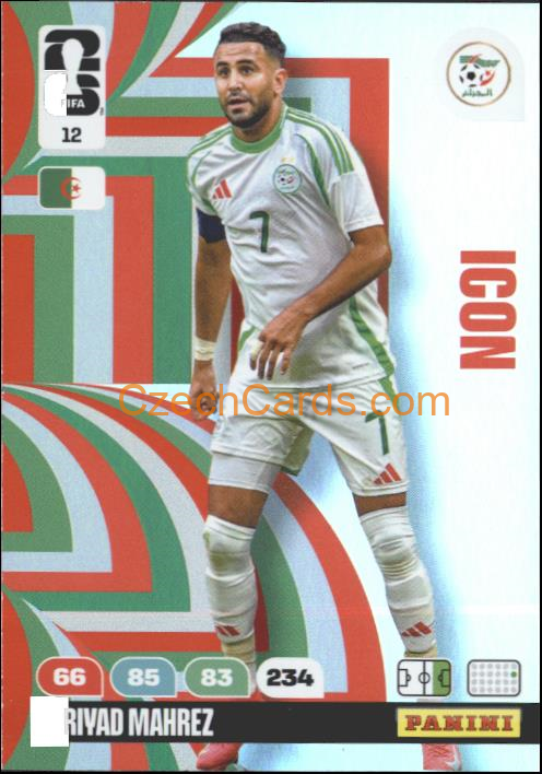 Riyad Mahrez 2026 Panini FIFA World Cup #12