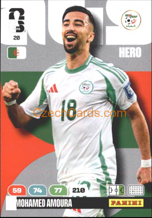 Mohamed Amoura 2026 Panini FIFA World Cup #20