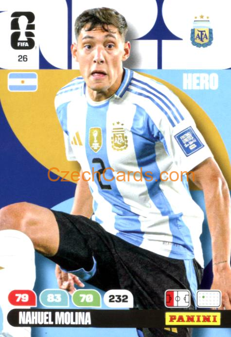 Nahuel Molina 2026 Panini FIFA World Cup #26