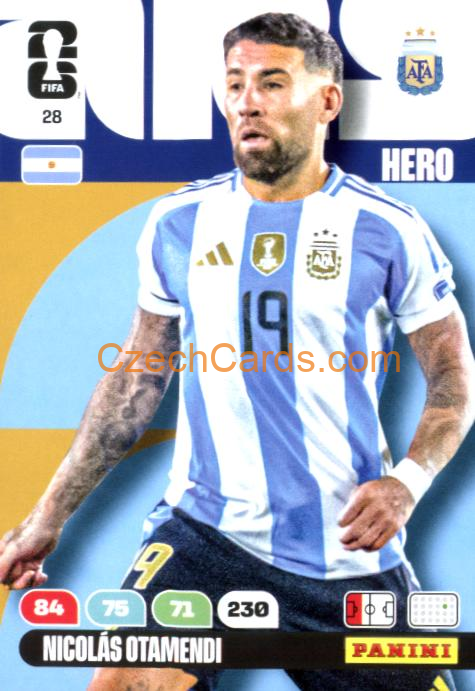 Nicolas Otamendi 2026 Panini FIFA World Cup #28